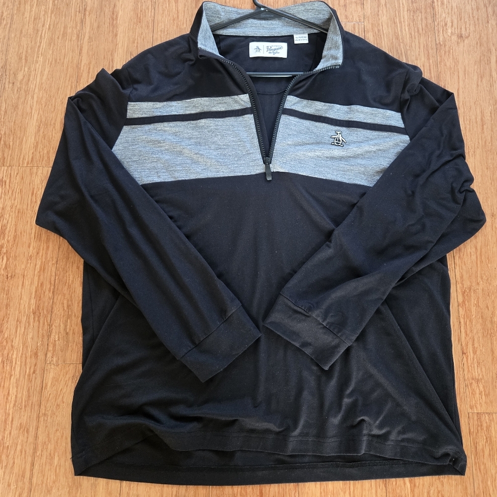 Original Penguin Black and Gray Jacket